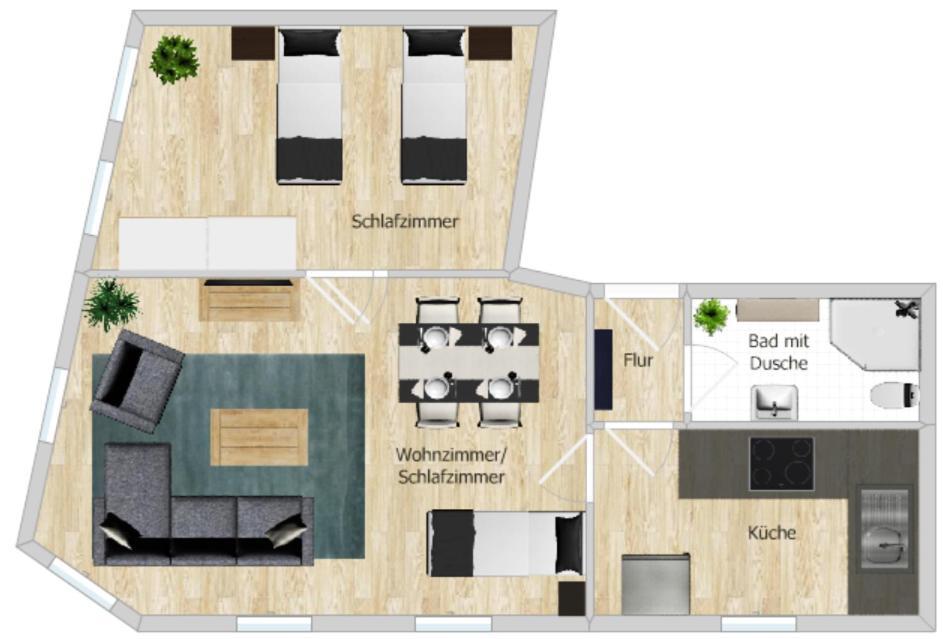 Zentral Und Ruhig In Auerbach Apartman Auerbach  Kültér fotó